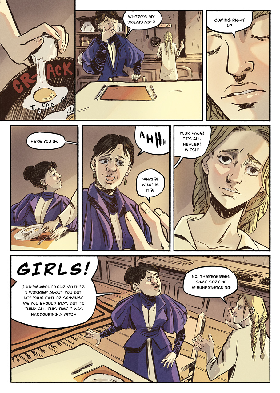 Justyna is suspicious of Vasilisa's miraculous healing.